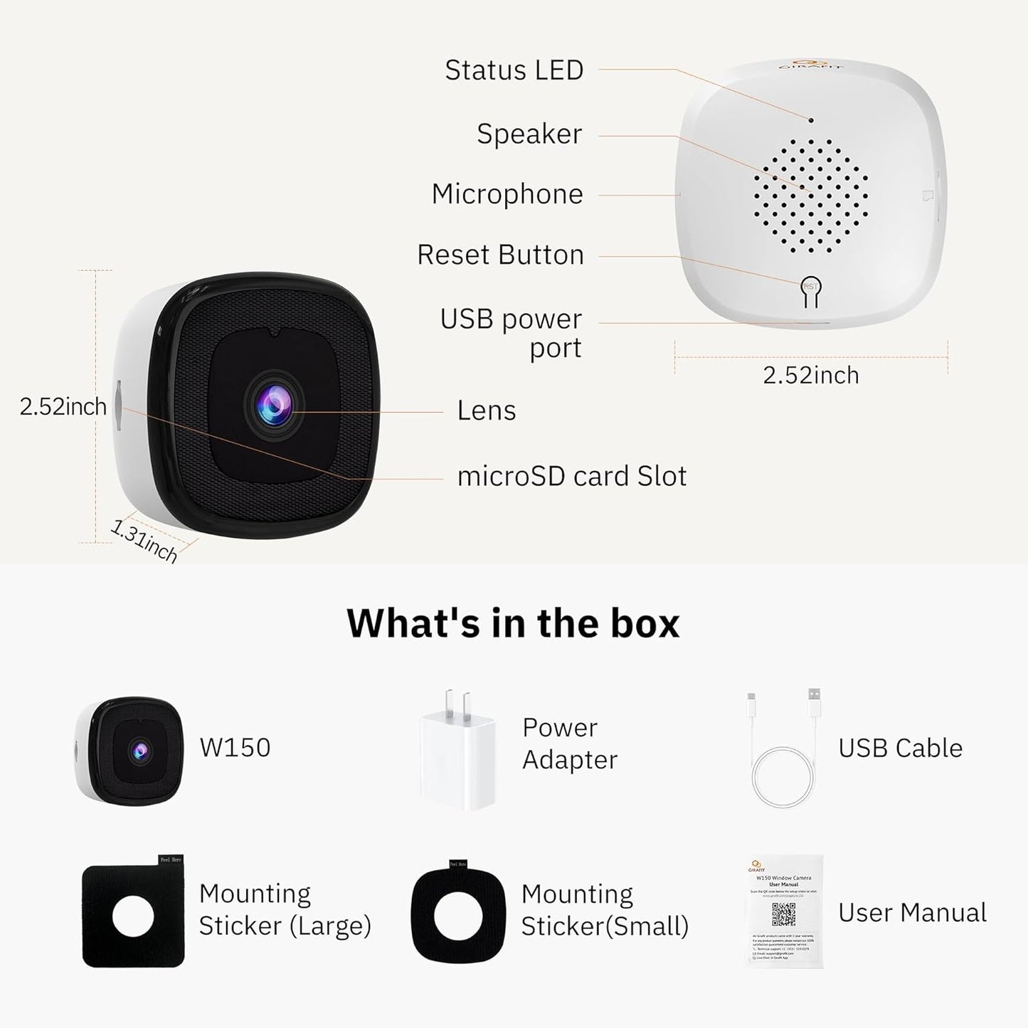 Vigilance Home Window Camera