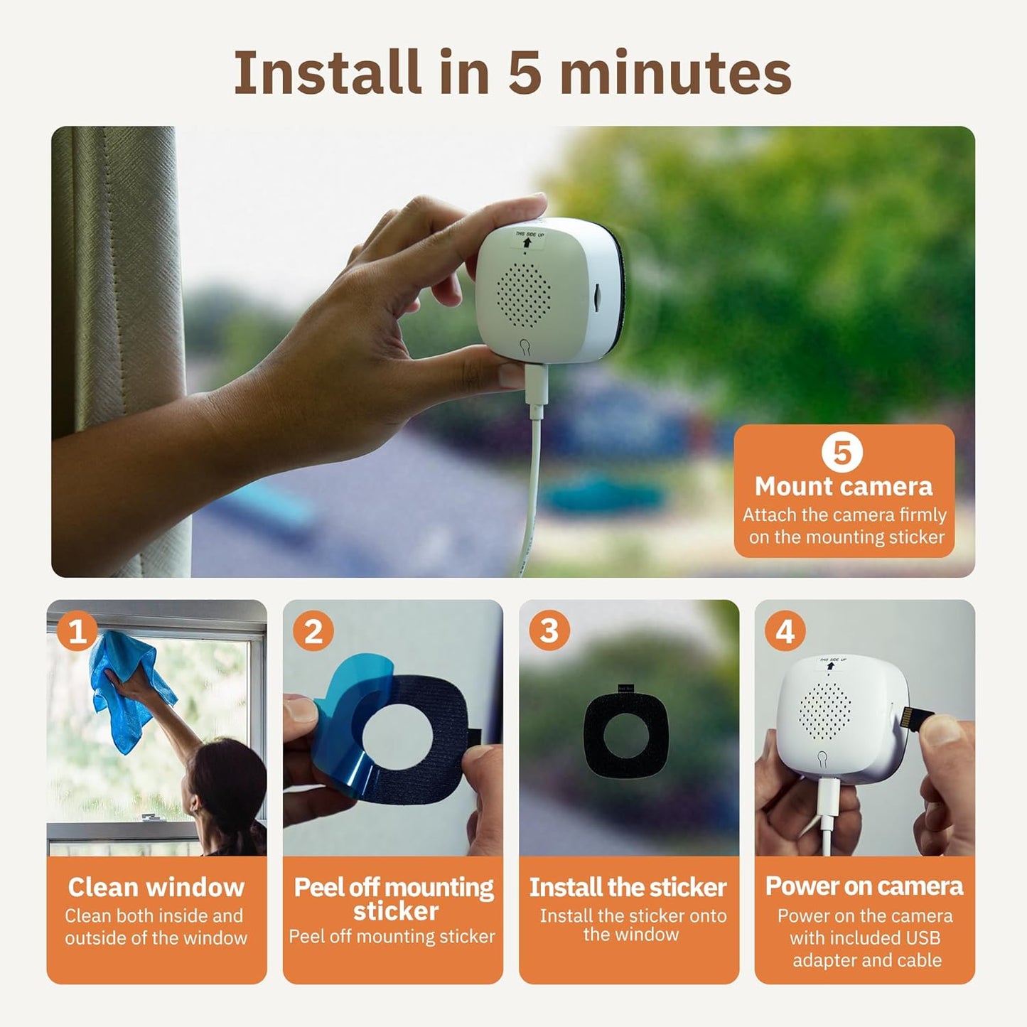 Vigilance Home Window Camera
